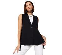 Trendyol Women Fitted Basic Lapel collar Woven Vest