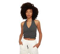 Trendyol Women Fitted Off-Shoulder V Neck Knit Blouse