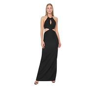 Trendyol Women Glam Maxi Shift Fitted Woven Evening Dress Black