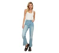 Trendyol Women High Waist Flare Leg Bootcut & Flared Jeans Blau