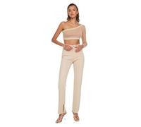 Trendyol Women High Waist Flare Leg Flare Jeans