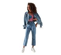 Trendyol Women High Waist Straight Leg Dad Jeans Blau