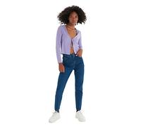 Trendyol Women High Waist Straight Leg Mom Jeans Indigo