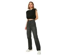 Trendyol Women High Waist Wide Leg 90's Wide Leg Jeans