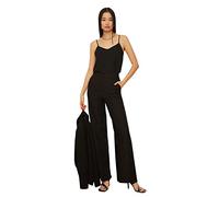 Trendyol Women High Waist Wide Leg Flare Trousers Schwarz