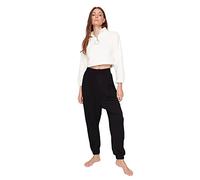 Trendyol Women Loungewear Normal Waist Skinny fit Relaxed Trousers Black
