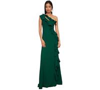 Trendyol Women Maxi Shift Regular Woven Evening Dress Emerald Green