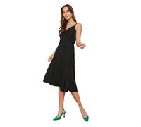 Trendyol Women Midi A-line Regular fit Knit Dress Schwarz
