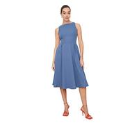 Trendyol Women Midi A-line Regular fit Woven Dress Indigo