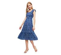 Trendyol Women Midi A-line Regular fit Woven Dress Navy Blue