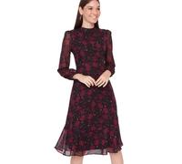 Trendyol Women Midi A-line Regular fit Woven Dress Pink