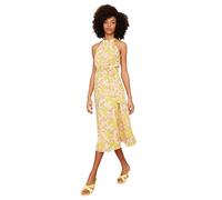 Trendyol Women Midi A-line Regular Woven Dress Yellow