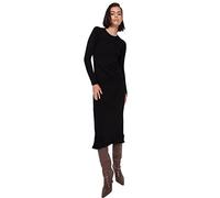 Trendyol Women Midi A-line Slim fit Knitwear Dress Schwarz