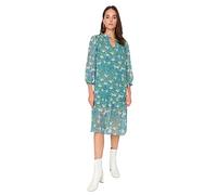 Trendyol Women Midi Basic Regular fit Woven Dress Green
