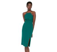Trendyol Women Midi Bodycon Regular Woven Dress Emerald Green