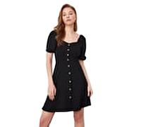 Trendyol Women Mini A-line Regular fit Woven Dress Schwarz