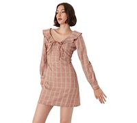 Trendyol Women Mini A-line Regular Woven Dress Orange