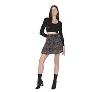 Trendyol Women Mini A-line Skater Woven Skirt Black