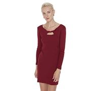 Trendyol Women Mini Bodycon Regular Knit Dress Burgundy