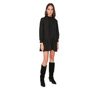 Trendyol Women Mini Shift Regular fit Woven Dress Black