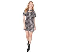 Trendyol Women Mini Shift Regular fit Woven Dress Black
