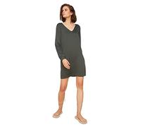 Trendyol Women Mini Shift Regular Woven Dress Khaki