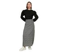 Trendyol Women Modest Maxi A-line A-line Woven Modest Skirts,Black,40