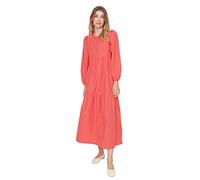 Trendyol Women Modest Maxi A-line Regular Woven Modest Dresses Red
