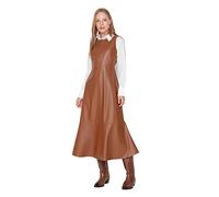 Trendyol Women Modest Maxi Jile Regular Woven Modest Dresses Brown