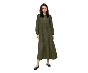 Trendyol Women Modest Maxi Skater Oversize Woven Modest Dresses Khaki