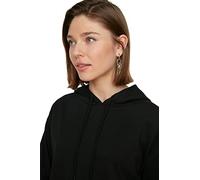 Trendyol Women Modest Regular Basic Hood Knit Modest Sweatshirts Black
