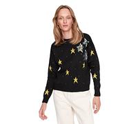 Trendyol Women New Year's Eve Glam Regular fit Basic Crew Neck Knitwear Sweater Black