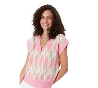 Trendyol Women Oversize Basic Crew Neck Knitwear Sweater Pink