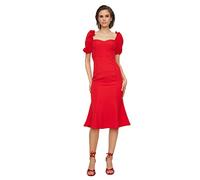 Trendyol Women Party Midi Bodycone Fitted Woven Dress Rot