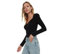 Trendyol Women Plain Wadding detailed Knitted Bodysuit