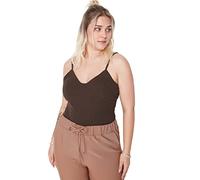 Trendyol Women Plus Size Fitted Bodycon Sweetheart Knit Plus Size Body