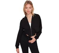 Trendyol Women Regular Basic Hood Knit Sweatshirt Black