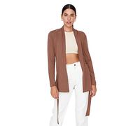 Trendyol Women Regular Basic V Neck Knit Cardigan Beige