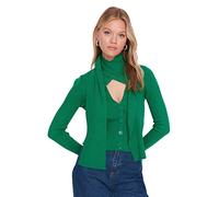 Trendyol Women Regular Basic V Neck Knitwear Cardigan Green