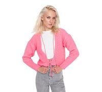 Trendyol Women Regular Basic V Neck Knitwear Cardigan Pink