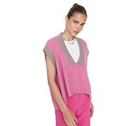 Trendyol Women Regular Basic V Neck Knitwear Sweater Pink
