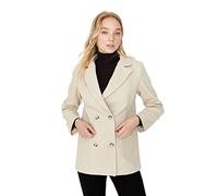 Trendyol Women Regular Double-breasted Lapel collar Woven Coat