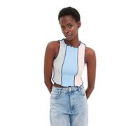 Trendyol Women Regular fit Basic Crew Neck Knitwear Blouse Blue