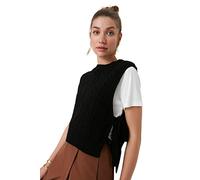 Trendyol Women Regular fit Basic Crew Neck Knitwear Sweater Black