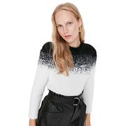 Trendyol Women Regular fit Basic Crew Neck Knitwear Sweater Schwarz