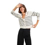 Trendyol Women Regular fit Basic Polo Neck Knitwear Cardigan Beige