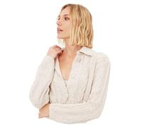 Trendyol Women Regular fit Basic Polo Neck Knitwear Cardigan Stone