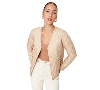Trendyol Women Regular fit Puffer V Neck Woven Jacket