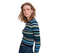 Trendyol Women Slim fit Basic Crew Neck Knitwear Sweater Navy Blue