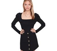 Trendyol Women Slim fit Basic Square Collar Knitwear Sweater Schwarz